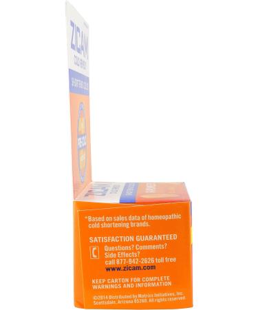 ZICAM Cold Remedy RAPIDMELTS - Citrus 25CT | Fast-Acting Cold Relief - Buy Online on GoSupps.com
