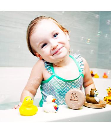 Organic Baby Soap Bar with Greek Yogurt & Coconut Milk - Handmade in USA - Gentle & Moisturizing for Delicate Skin - Buy Online on GoSupps.com