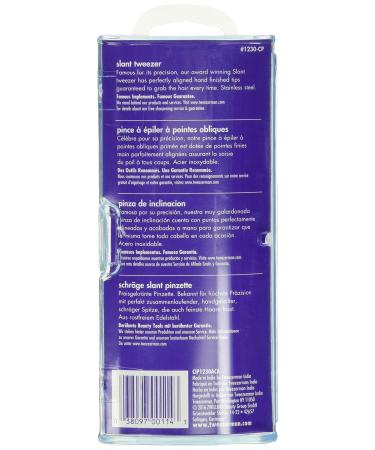 Tweezerman Slant Tweezer Purple | Assorted Colors, Precision Eyebrow Tool - Buy Online on GoSupps.com