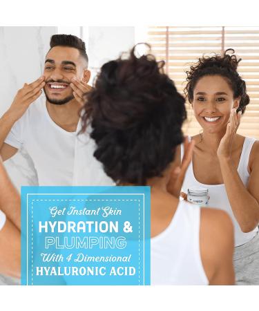 4D Intense Hydration Natural Face Moisturizer Cream - Fragrance-Free, 4D Hyaluronic Acid, Hydrates & Boosts Skin Radiance - 4.6 Ounces - Buy Online on GoSupps.com