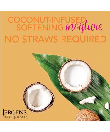 Jergens Hydrating Coconut Body Moisturizer 8 oz - Dermatologist Tested, Infused with Coconut Oil and Water for Long-Lasting Moisture - Buy Online on GoSupps.com