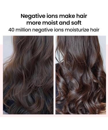 Big Wave Hair Curler Iron Wand 32mm Romantic French Egg Roll Curling Iron Multifunctional Ceramic V-Shaped Hair Curling Iron 4 Gears Temperature Fast Heating for Long or Short Hair (Pink) - Buy Online on GoSupps.com