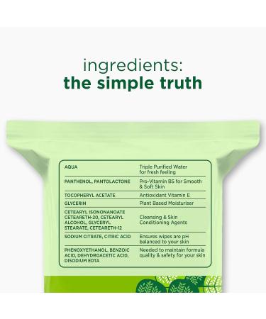 Simple Cleansing Face Wipes Biodegradable 50pc - Buy Online on GoSupps.com