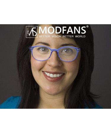 MODFANS 4 Pack Reading Glasses for Women - 1.75 Round Fashionable Comfortable High Quality & Great Reading Aid in Mixed Colors - Buy Online on GoSupps.com