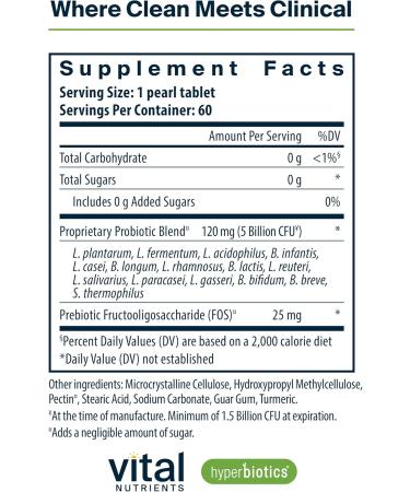 Hyperbiotics Vital Nutrients Gut & Oral Health Bundle Pro-15 Digestive Prebiotics + Probiotics (60 Time Release Pearls) & Pro-Dental Oral Probiotics with BLIS K12 & M18 (45 Mint Tablets) - Buy Online on GoSupps.com