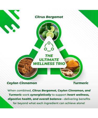 Citrus Bergamot 9-in-1 Formula - with Cinnamon Turmeric Odorless Garlic Olive Leaf Artichoke - Made and Tested in The USA 150 count (pack of 1) - Buy Online on GoSupps.com