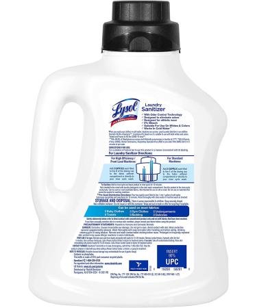 Lysol Sport Laundry Sanitizer 90oz - Eliminates Odor Causing Bacteria in Gym Clothes and Activewear - Buy Online on GoSupps.com