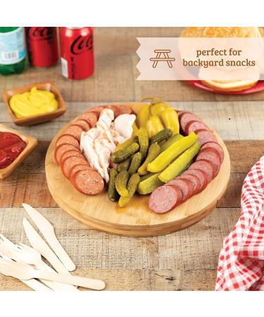 Deli Direct Beef Summer Sausage 12oz Roll - High Protein, Low Carb, Keto, Gluten Free Charcuterie Meat - Ready to Eat 100% Pure Beef Sausage - Original Flavor (1 Pack) - Buy Online on GoSupps.com