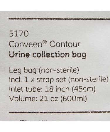 Conveen Security+ 600 mL Urinary Leg Bag 5170 - 10 Ct | Buy Internationally Fast Shipping - Buy Online on GoSupps.com
