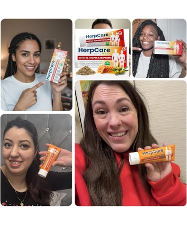 Herpes Genital Treatment | Herpcare Fast Acting Ointment | Can be Used on Cold Sore | Homeopathic Medicine | Soothes Itching Tingling & Burning | Relief from The Symptoms of Genital Sore - Buy Online on GoSupps.com