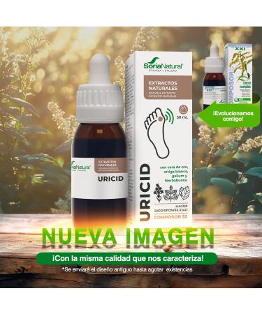Soria Natural Composor 32 Uricid Complex S Xxi 50 ml - Buy Online on GoSupps.com