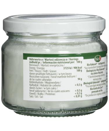 Bioasia Organic Coconut Oil - Cold-Pressed Vegan 100% Natural & Additive-Free | Cooking Roasting Baking & Cosmetic Use | 2 x 250 ml - Buy Online on GoSupps.com