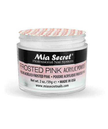 Mia Secret Frosted Pink Acrylic Powder - 2oz & 1oz - New Item! | 2 Ounce Pack - Buy Online on GoSupps.com