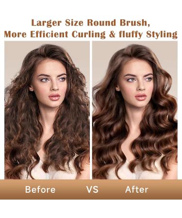 Large Round Volumizing Brush for Dyson Airwrap | Big Size Hair Blow Dryer Attachments & Accessories (Gold - Buy Online on GoSupps.com
