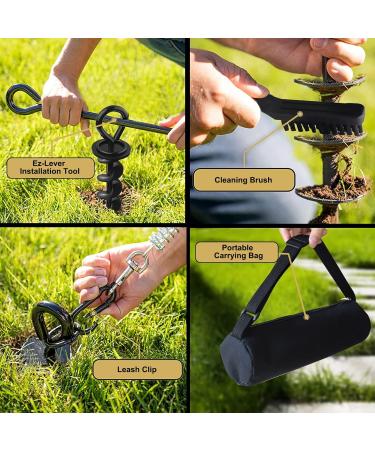 Eurmax Dog Ground Spike - 16 to 500lbs for All Pets | Royal Blue & Navy Blue Options - Buy Online on GoSupps.com