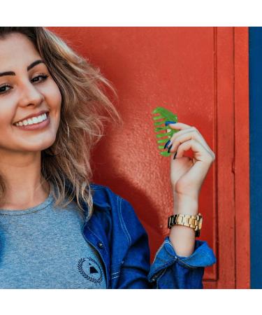 Clispeed Jade Gua Sha Comb Set - 2pcs Wide Tooth Manual Scalp Massager for Relaxation & Hair Care | International Shipping - Buy Online on GoSupps.com