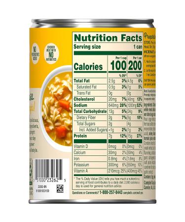 Campbell's Well Yes! Chicken Noodle Soup - 15g Protein - 16.2oz Can (Pack of 12) - Buy Online on GoSupps.com
