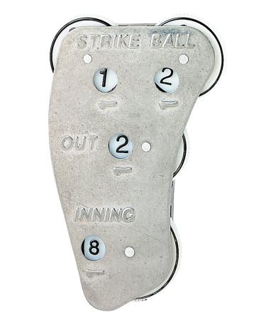 Markwort Stainless Steel 4-Dial Raised Letter Umpire Indicator, Silver