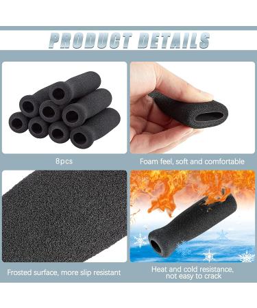 Cane Grip Replacement Foam Handlebars - 4 Pack Black - 4.53 x 0.98 x 0.98 Inch - Buy Online on GoSupps.com