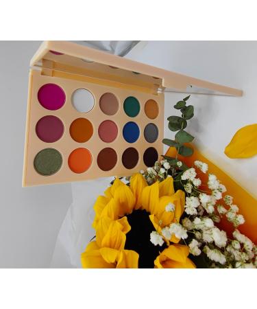 15 Color Eyeshadow Palette - Matte & Pearlescent High Pigment Waterproof Makeup Set | Long-Lasting Shimmer Eye Makeup Tray (YLD15-03 - Buy Online on GoSupps.com
