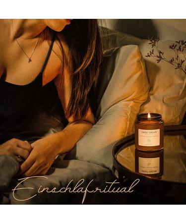 Luxury Lavender Fragrance Candle in Glass - Perfect Birthday Gift for Women | 60 Hours Burning Time | Relaxing Chamomile Scent - Buy Online on GoSupps.com