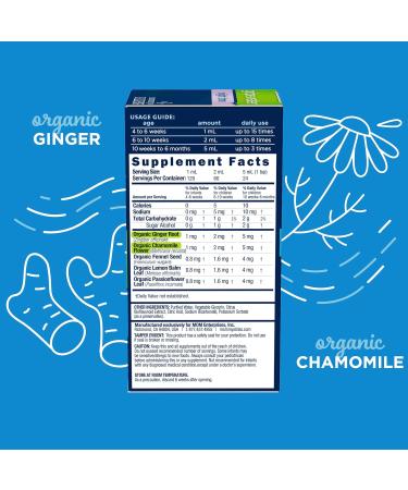 Mommy's Bliss Gripe Water Night Time - 4 Fl Oz (Pack of 2) for Gas, Colic & Fussiness Relief in Infants 1 Month+ | Gentle & Safe Formula - Buy Online on GoSupps.com