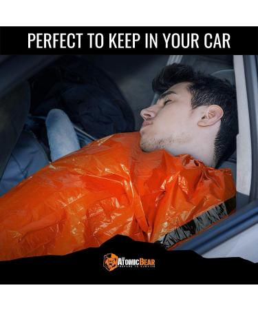 Emergency Sleeping Bags for Survival - Lightweight & Compact Bivy Sack for Winter Survival Kit - Buy Online on GoSupps.com