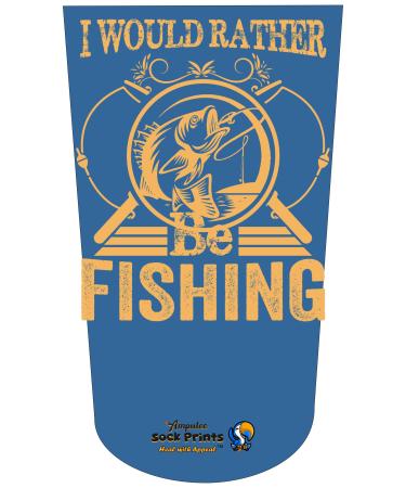 Heal with Appeal Amputee stump sock Rather be fishing V1 3Ply stump sock