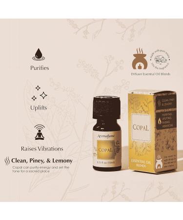 Spiritual Awareness Essential Oil Diffuser Blend Set | Aromafume | Frankincense Myrrh Benzoin & Copal | 5 x 10ml | International Shipping - Buy Online on GoSupps.com