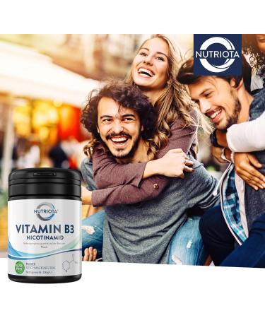 Vitamin B3 Powder 500 mg Flush-Free Niacin Vegan Nicotinamide High-Dose 100g for Optimal Health - Buy Online on GoSupps.com
