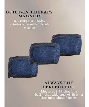 Magnetic Therapy Adjustable Wrist Wrap | Pain Relief Bracelet | MAGNETJEWELRYSTORE - Buy Online on GoSupps.com
