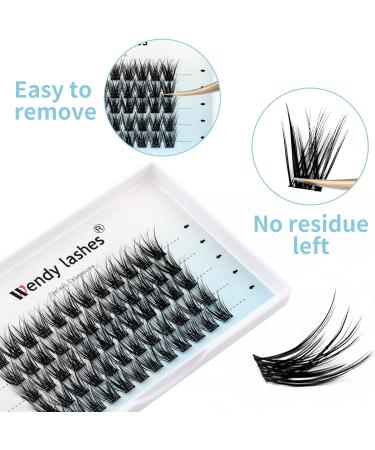C Curl Cluster Lashes 12mm | Reusable Soft Individual Eyelash Clusters | DIY Lash Extensions | 0.07mm Wide Stem Wispy Clusters | FD-D29-0.07-C-12 - Buy Online on GoSupps.com