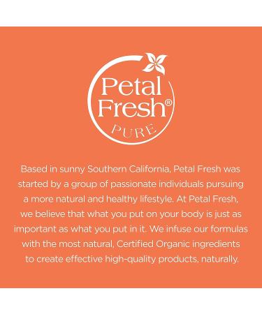 Petal Fresh Pure Clarifying Mandarin & Mango Body Butter - Organic Coconut, Argan & Shea Butter - Purifying & Toning - Vegan, Cruelty-Free - 8 oz - Buy Online on GoSupps.com