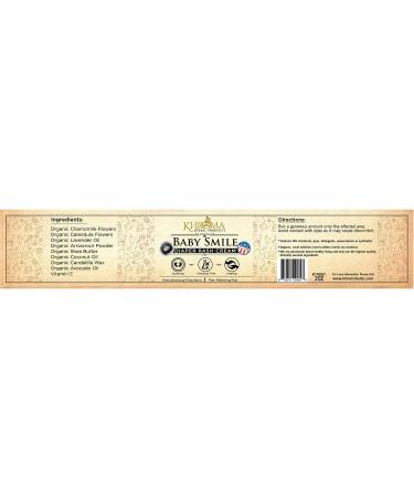 Organic Baby Smile Diaper Rash Cream - 2 oz Glass Bottle - Lavender, Calendula, Shea Butter - Buy Online on GoSupps.com