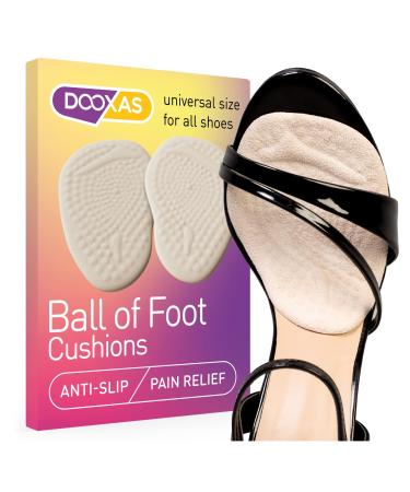 DOOXAS Ball of Foot Cushions for High Heels Soft Flannel Shoe Inserts Relieve Foot Pain Innovative Insoles Shape for More Comfort Shoes Metatarsal Pads for Women (Ball-of-Foot Cushions) - Buy Online on GoSupps.com