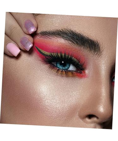 LALADEFIEE 4 Pairs Waterproof Eyeliner Decal Eyeshadow Plastic Eye Shadows Waterproof Eyeliner Gel 1 count (Pack of 1) Gloden - Buy Online on GoSupps.com