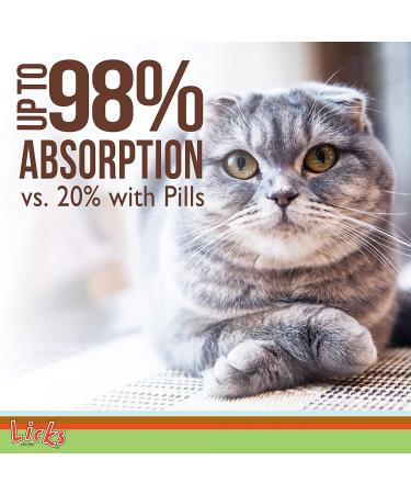 Licks Pill-Free Cat UTI Care Gel Packets - Omega 3 Fish Oil & L-Lysine Supplement - 10-use Pack for Urinary Tract Health - Buy Online on GoSupps.com