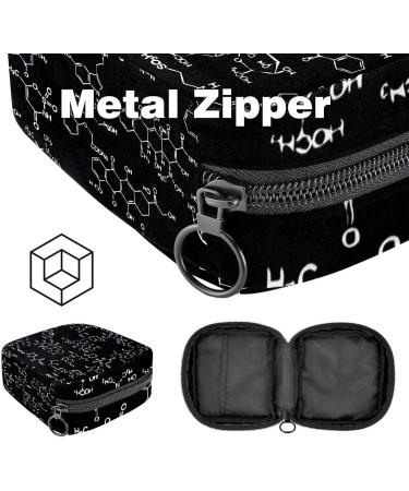 Portable Menstrual Cup & Pad Storage Bag - Zippered Sanitary Napkin Organizer for Teens & Women - Buy Online on GoSupps.com