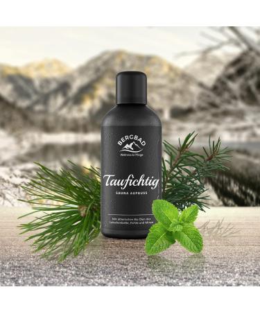 Bergbad Organic Sauna Infusion 100ml - Latschenkiefer Fichte & Mint | Natural Essential Oils for Refreshing Sauna Experience - Buy Online on GoSupps.com