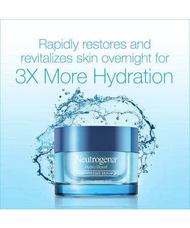 Neutrogena Hydro Boost Night Pressed Serum 1.7 oz - Deep Hydration & Anti-Aging - Buy Online on GoSupps.com