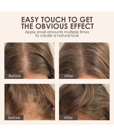 Hair Root Touch-Up Hair Concealer Hair Thickening Powder and Root Corrector for Men and Women Quick and Easy to Thicken Hair Water Resistant -4g Medium Brown - Buy Online on GoSupps.com