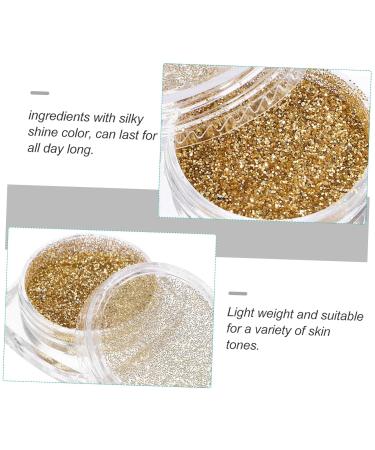 Ipetboom Loose Eyeshadow Glitter - 2pcs Platinum Loose Pigment Eyeshadow Set for Eye & Face Highlighter - International Shipping Available - Buy Online on GoSupps.com