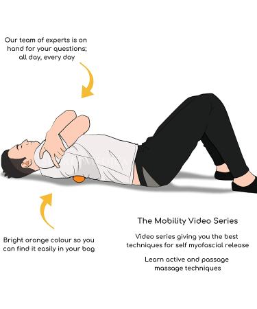 Sports Medica Doctor Developed Lacrosse/Peanut Massage Balls for Trigger Point Therapy and Injury Recovery - Includes Free Mobility Handbook and Video Series - Black Peanut Ball - Buy Online on GoSupps.com