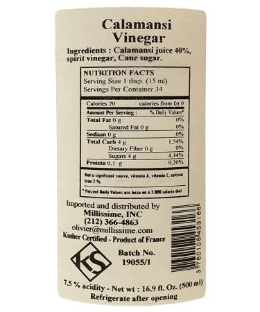 Huilerie Beaujolaise Lemon and Calamansi Vinegar - High Quality Citrus Infused Vinegar - Buy Online on GoSupps.com