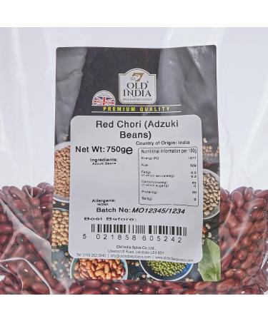Old India Red Chori (Adzuki Beans) 750g - Premium Quality Legumes for Healthy Meals - Buy Online on GoSupps.com