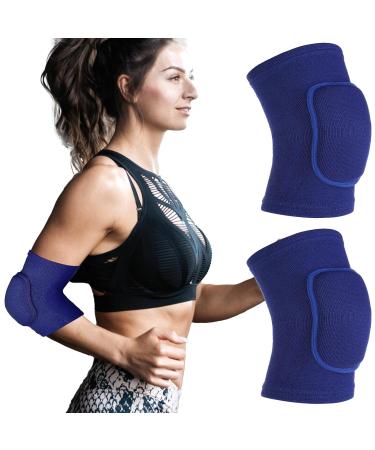 Arm Brace Pads - Elbow Protector Strap Pair for Tendonitis & Sports | Breathable Anti-Collision Support for Kids Men Women & Elderly Blue (40-75kg - Buy Online on GoSupps.com