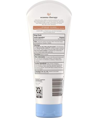 Aveeno Baby Eczema Therapy Moisturizing Cream 7.3 oz - Relieves & Moisturizes Sensitive Skin - Buy Online on GoSupps.com