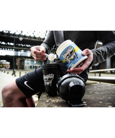 Naughty Boy High Energy Pre Workout Powder with Beta Alanine Citrulline & Caffeine Supplements for Men & Women Clinically Dosed Energy Drink- 390g/30 Servings (Blue Razz Bon Bons) - Buy Online on GoSupps.com