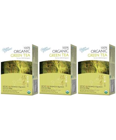 Prince of Peace 100% Organic Green Tea 100 Tea Bags 1.8 g Each