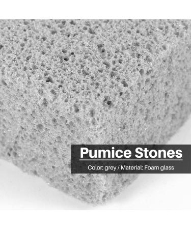 Xeodaun 8 Pieces Pumice for Cleaning Pumice Scouring Pad Grey Pumice Stick Cleaner for Removing Toilet Bowl Ring Bath Household Kitchen Pool - Buy Online on GoSupps.com